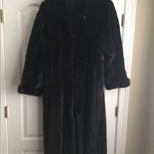 Full length mink coat unisex